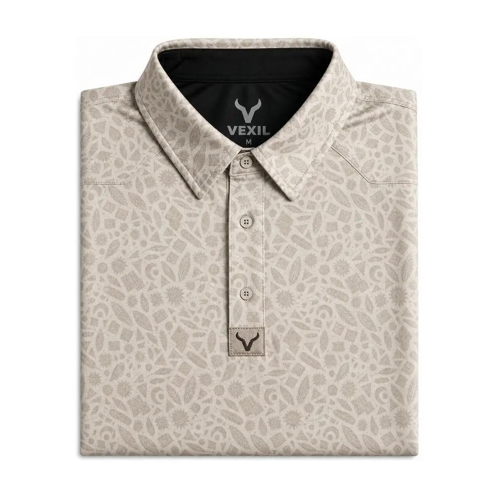 Vexil Brand – Western Pearl Polo - Tribal Board | White
