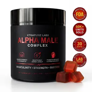 Alpha Male Complex – Clinically Dosed High Potency Men's Health Supplement | Tongkat Ali, Shilajit, Turkesterone & More