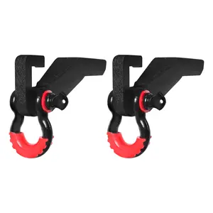 TIOYAR Front Tow Hook Mount for F150 2009-2022 with D-Ring Shackle Bracket & D-Ring for Easy Installation and Secure Towing