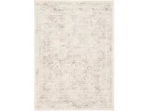 Livabliss ROM2308-5371 5 ft. 3 in. x 7 ft. 1 in. Roma Machine Woven Rug, Light Gray, Cream & Camel