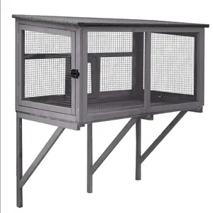 Aivituvin-AIR7016 Wooden Cat Window Catio | Waterproof Roof outdoorfun