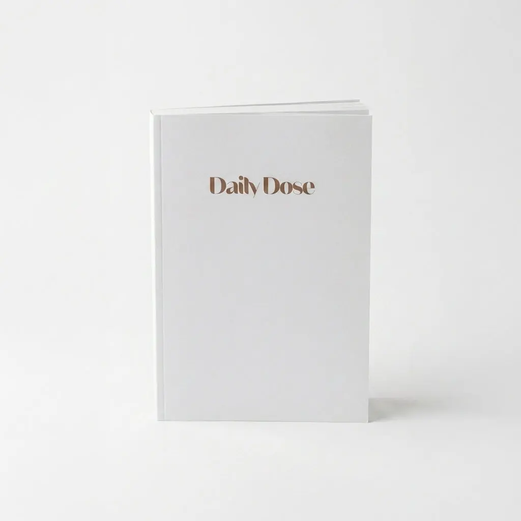 Daily Dose Journal - Simple Design, Lightweight & Portable Journal for Daily Use