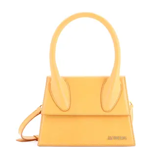 Pre-owned JACQUEMUS Leather Top Handle Bags Le Grand Chiquito Bag Large by Rebag