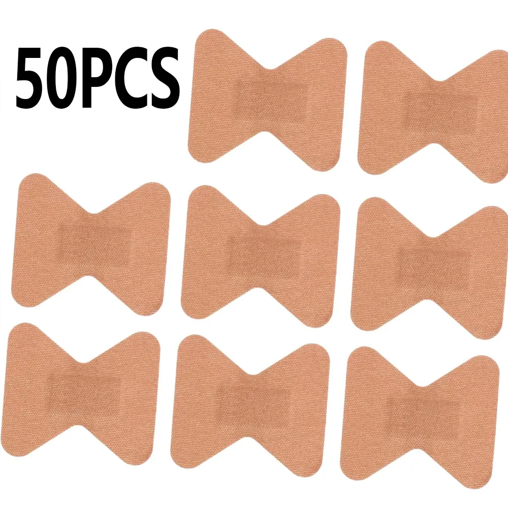 50pcs Butterfly Adhesive Bandages X-Shape - Flexible Joint Bandages Waterproof, Sterile Breathable First Aid Strips for Fingers Knees Latex-Free