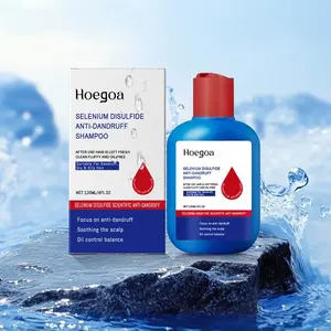 HOEGOA Selenium Disulfide Hair Care Shampoo: Anti-Dandruff Anti-Itch Oil Control Refreshing Scalp Cleanser Shampoo 120ML for Men and Women, Gentle Comfort Cleansing Conditioner Hair Care