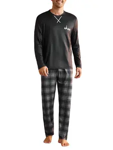 Men’s Plus Size Plaid Pajama Pants, Comfortable Soft & Stylish Sleepwear, Perfect for Relaxing at Home, Ideal for All Seasons