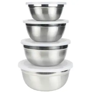 Chef Craft Mix/Storage Bowl w/Lids - 4 Sizes