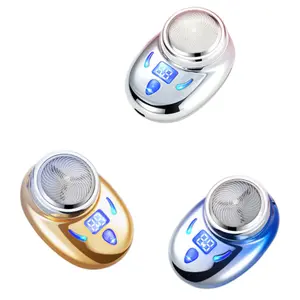 1 Piece Mini Electric Shaver Best Electric Razor  ，Trimmer with Detachable Head Cordless，Wet Dry Use Precise Safe，Summer Gifts,Suitable for Stubble Shaving.