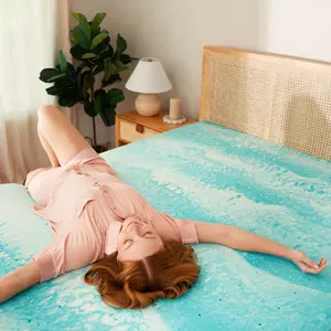 CGK 2 Inch Memory Foam Mattress Topper – Plush Support, All-Season Comfort, Reduce Pressure & Extend Mattress Life