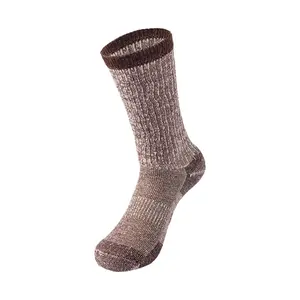 Merino Wool Socks Thickened Warm Tube Non-Slip Deodorant Terry for Outdoor Sports Hiking Ski Mountaineering soft comfy