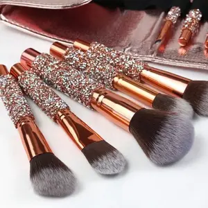 10 Piece Makeup Brush Set Quality Cruelty-Free Synthetic