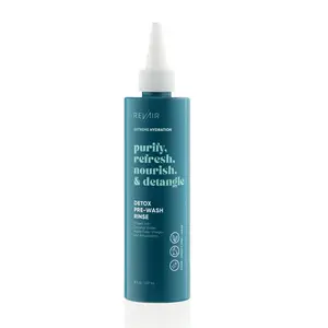 RevAir Extreme Hydration Detox Pre-Wash Rinse with Coconut Water and Apple Cider Vinegar, Nourishing and Cleansing Hair Treatment for All Hair Types