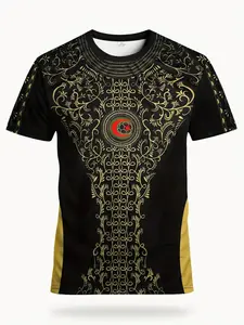 Algerian Men's Football Jersey & Soccer Jersey & Youth Round Neck Breathable Sports Top, Team Competition, Training, Casual Wear, Outdoor Activities