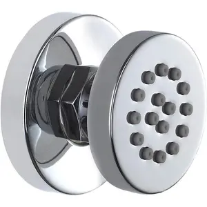 Adjustable Round Massage Spa Body Jet Side Sprayer for Bathroom Shower with Chrome Finish
