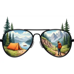 DTF Transfer – EW Camping Sunglasses Multi Sizes