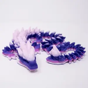 Gemstone Dragon | Articulating Decor | Flexi Toy | Baby Dragons | Rainbow | Shiny | Choose Your Own | Figurine | Fantasy | Magical