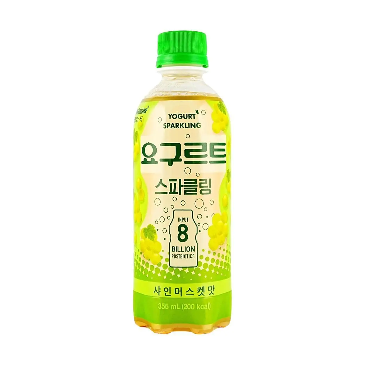Bling Booster Korean Sparkling Drink - Sunshine Rose Grape Flavor, 355ml - Probiotic Fermented Beverage