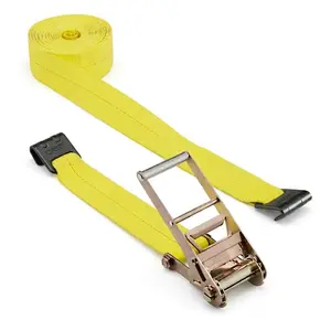 4" x 30' Ratchet Strap with Flat Hook