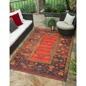 Multi Outdoor Tribal Rug