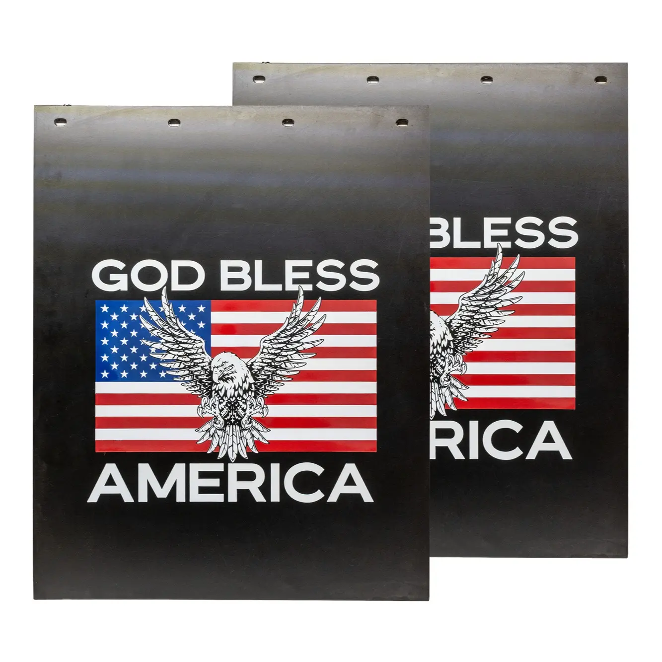 #2430GBE God Bless America Eagle Mudflap - 24" x 30" x 3/16" Poly - 1 Pair