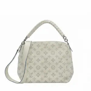 Pre-owned Louis Vuitton canvas Shoulder Bags $3950 LV Monogram Babylone BB White