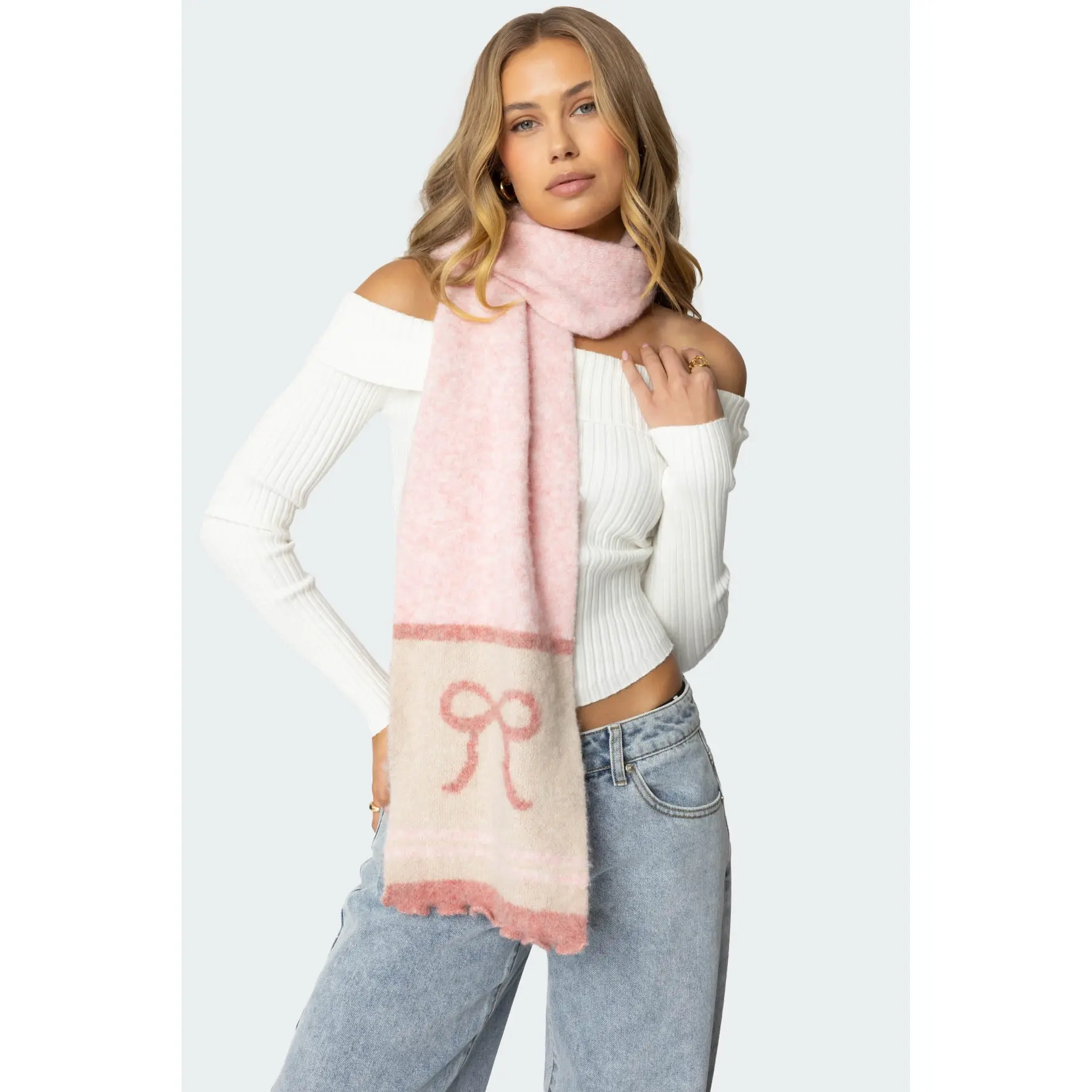 Chunky Bow Scarf