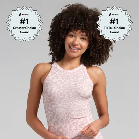 Comfrt | Rib Contour High Neck Tank | Soft Form-Fitting Stretch Tank Top
