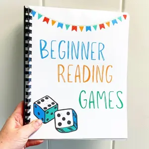 Beginner Reader Game Activity Book for Children - Learn to Read through CVC and Sightwords
