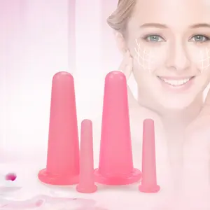 Silicone Mini Cupping Set Cups - Chinese Style Negative Pressure Massager for Face, Neck, Back & Eyes - Soft, Portable, Easy-to-Use Body Care Tool Promotes Blood Circulation, Relieves Muscle Tension & Aids Relaxation - Home Wellness Therapy - Cupping Kit
