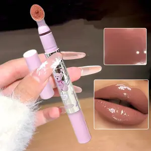 HERORANGE Glossy Mirror-Finish Radiant Moisturizing Lip Gloss Balm: Naturally hydrating, easy to apply, forms a film, and gives a glossy, jelly-like finish. A natural-looking, highly pigmented lip gloss. Ideal for Mother's Day, birthday, Valentine's Day