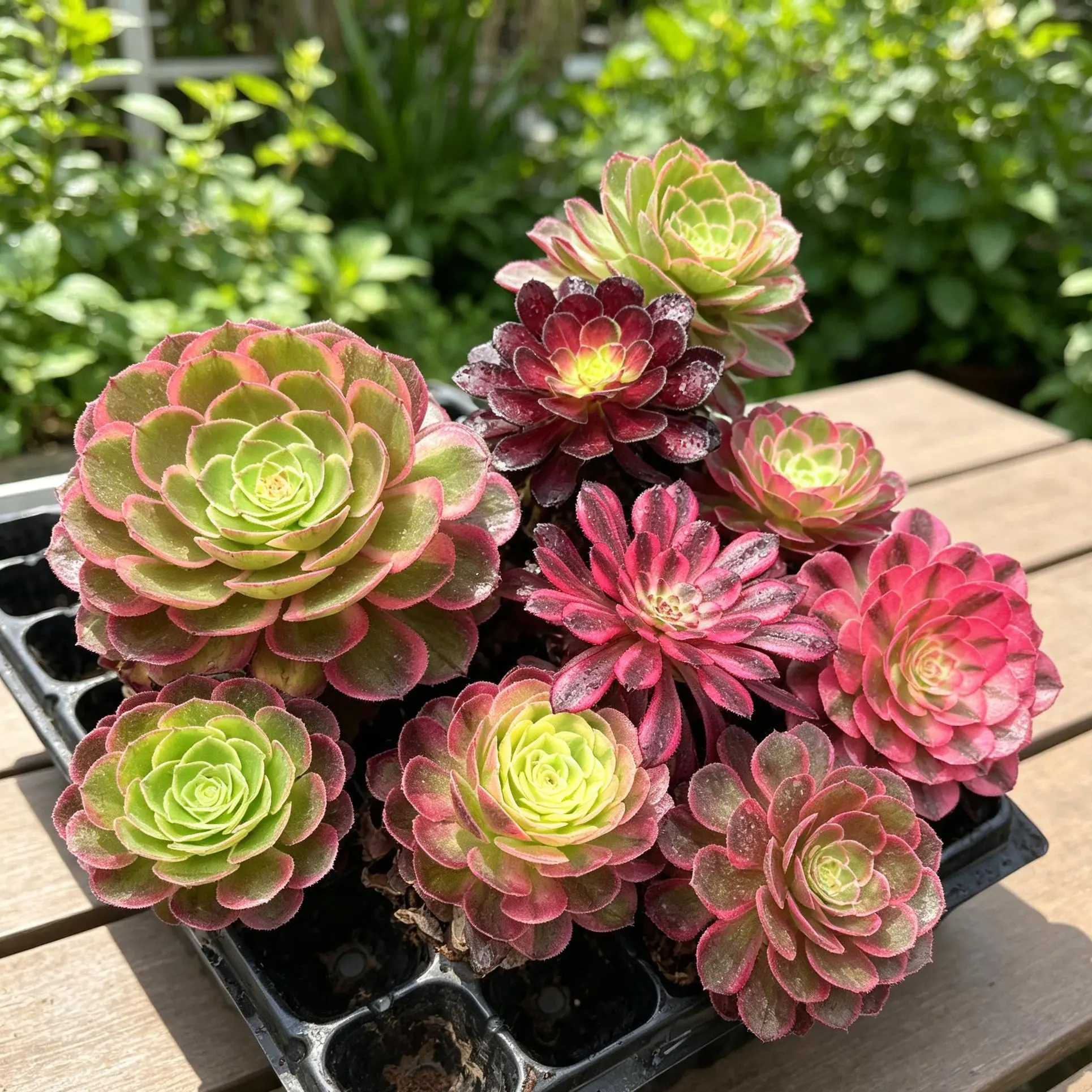 FS 6-Pack Aeonium Succulent Cuttings Bare Root | Rare Aeonium Variety Mix | Easy Care Live Succulent Collection | DIY Propagation | Beginner Friendly Home & Garden Decor #Succulent #Aeonium #PlantTok #RarePlants #SucculentCollection