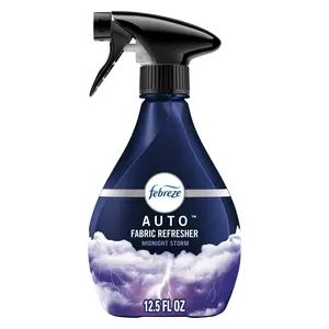 Febreze AUTO Car Fabric Spray, Odor Fighting Air Freshener 12.5 fl oz, Midnight Storm