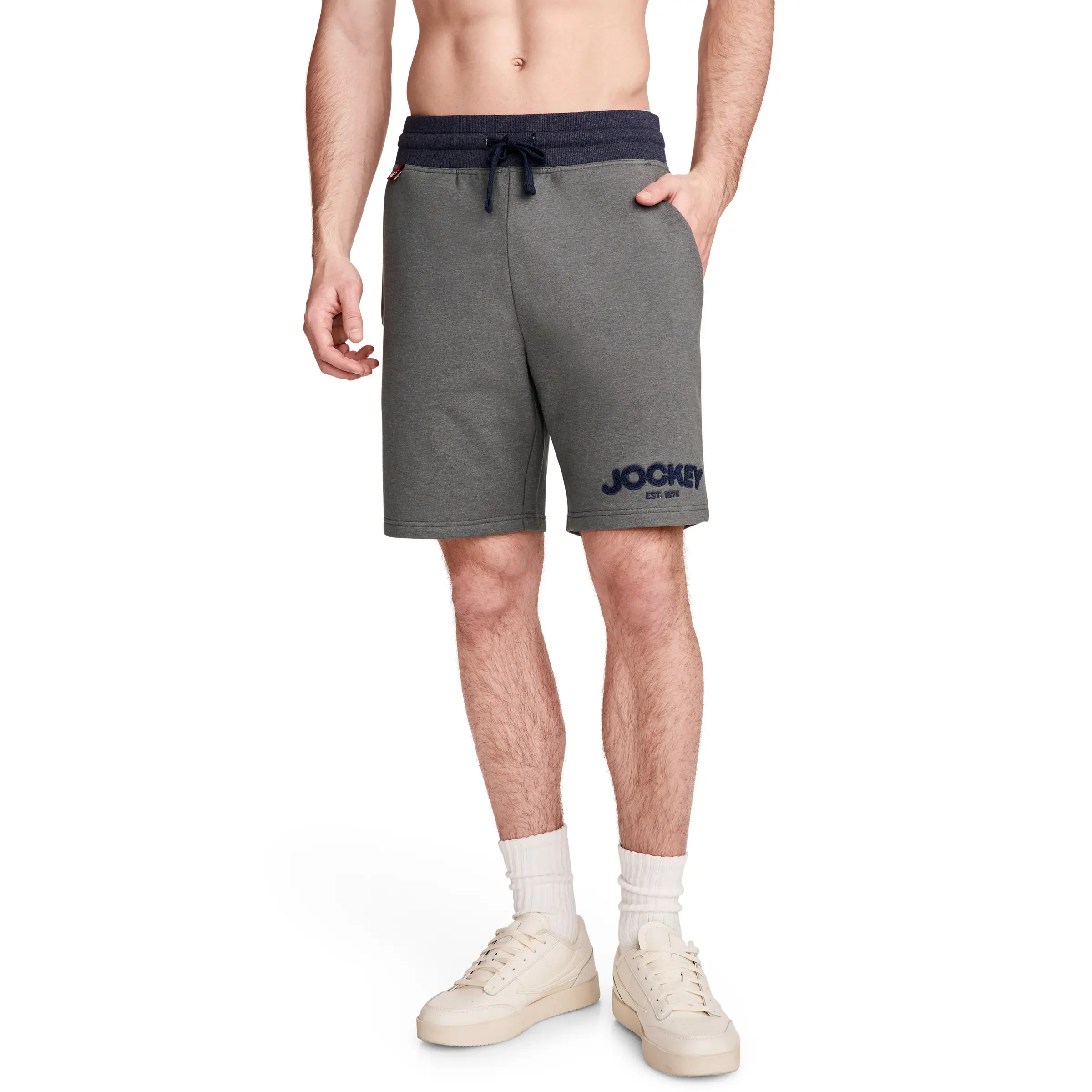 Jockey Men's Lightweight Cotton Blend Fleece 8.5" Short