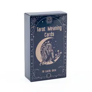 Original Tarot Card Deck for Divination, Entertainment & Party Games, Oracle Cards Set, Tabletop Toy for Leisure Activities, 78 Pieces, Card Deck Box