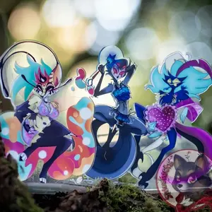 Helluva Boss Hazbin Hotel -  Dress up Standees Loona, Stolas, Ozzie, Fizzie, Bee