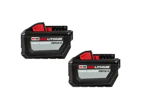 Milwaukee 48-11-1812 M18 REDLITHIUM HIGH OUTPUT HD12.0 Battery 1 or 2 Pack