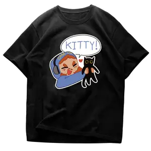 CaseOh Streamer Kitty Merch CaseOh T-Shirt Unisex Hoodie Unisex Graphic Design Cotton Apparel