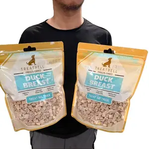 2bags/11oz Single Ingredient 100% Duck Breast Freeze-Dried 310g , Healthy, Not Ground or Compressed, Grain-Free, High-Protein, Single-Ingredient Dog Treats , Cat Treats, Training Treats, Meal Topper, puppies and kittens friendly