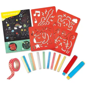 Hape Chalks & Stencils Art Kit