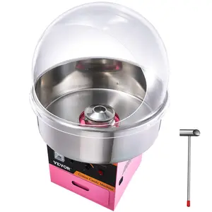 【Summervibes】VEVOR Electric Cotton Candy Machine,  1000W Candy Floss Maker, Commercial Cotton Candy Machine with Stainless Steel Bowl, Sugar Scoop, and Cover, Perfect for Home Kids Birthday, Family Party