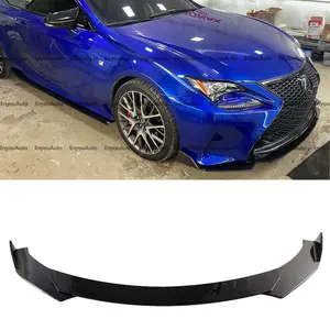 For Lexus Rc-F RC300 RC350 Front Bumper Lip Spoiler Splitter Glossy Black