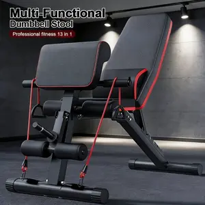 Multifunctional Folding Dumbbell Bench| 800 Pound Metal Fitness Table for Home Gym Training