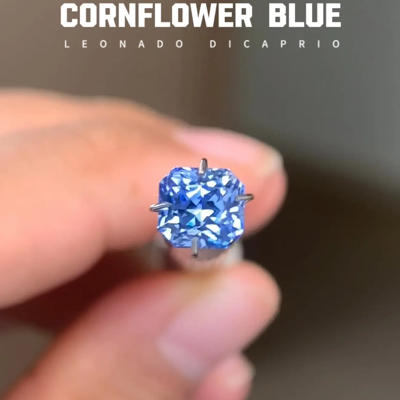 Cornflower Blue Unheated Sapphire, 2.17 ct, Eye Clean, Strong Brilliance, CGRL Certificate