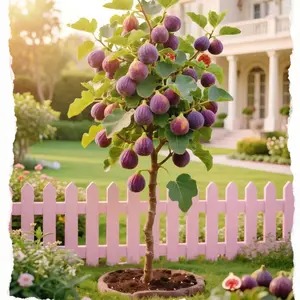 Heirloom Non-GMO Fig Tree Live Plant | Perennial Fruit Tree | Easy to Grow & Beginner Friendly | Ideal for Home Garden, Patio & Outdoor Planting
