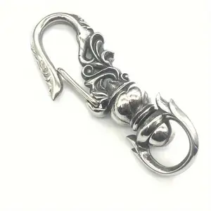 1PC Stainless Steel Punk Carabiner Keychain Mens DIY Lobster Clasp Making Clips Key Hook 1PC Stainless Steel Punk Carabiner Keychain Mens DIY Lobster Clasp Making Clips Key Hook