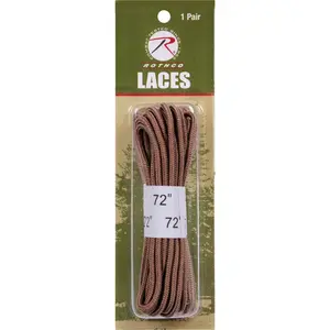Coyote Brown - Boot Laces 1 Pair (Nylon) 72 in.