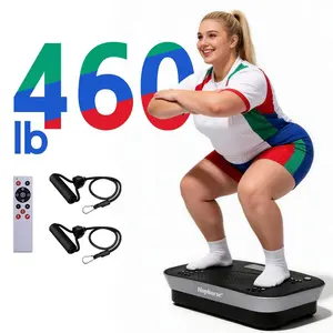 HopHorse 460LB Vibration Plate Shake Machine Aerobic Fitness Exercise Machine for Home Gym with LED Display & Remote Control Valentine's Day Gift