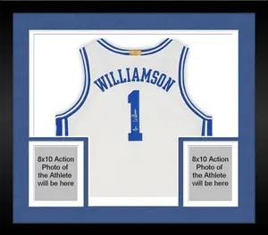 Framed Zion Williamson Duke Blue Devils Autographed White Nike Limited Swingman Jersey - Fanatics Authentic Certified