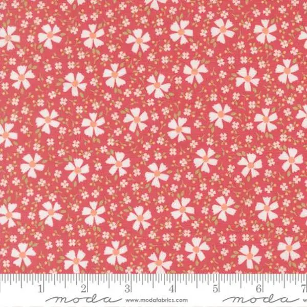 Fabric Moda Strawberry Bloom and Blossom In the Garden by the Quarter Yard 29233-12