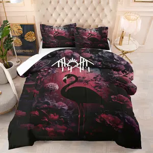 Sleep Token Band Comforter Set (Including 1 Quilt And 1-2 Pillowcases), Featuring The "Vessel" Image Bedding, Decorative Bedding Set Suitable For Fans, Teenagers, And Adults To Decorate Their Bedrooms